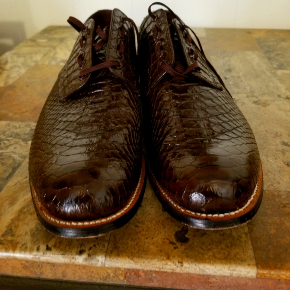 Means Python Style Stacy Adam Shoes - image 4